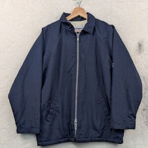 VTG Iowa State Champion Jacket Men's L Navy Cyclones Full Zip Windbreaker 90s